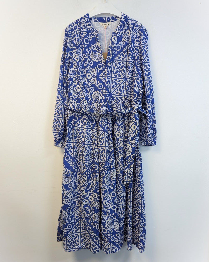 BODEN Jen Cotton Midi Dress UK 14R