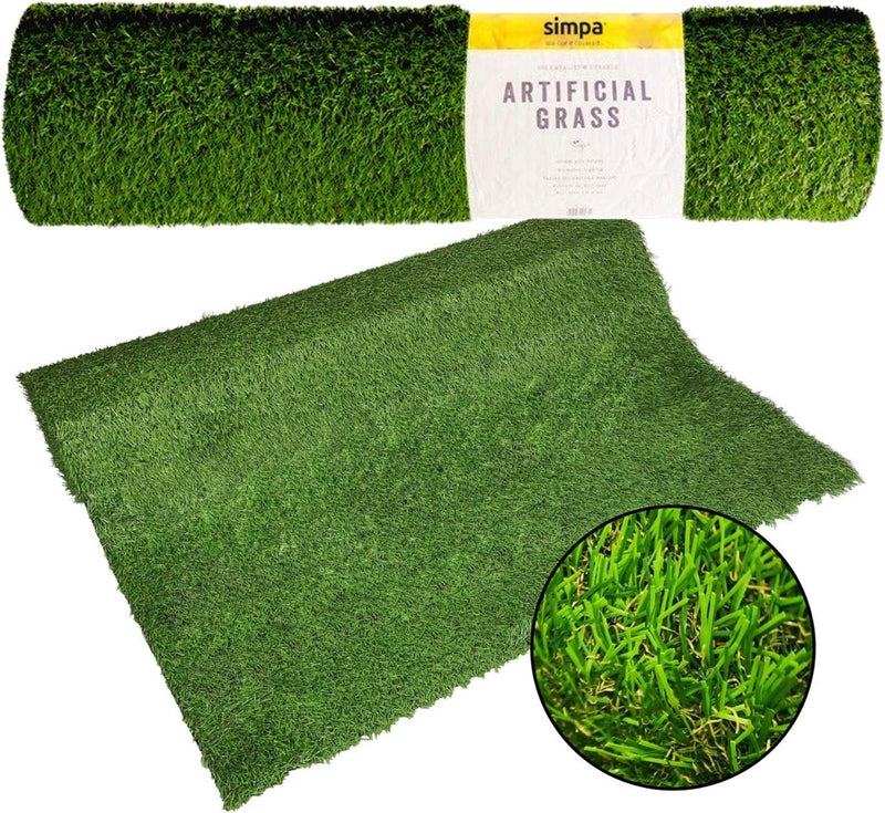 Artificial Grass Pile Roll 4M x 1M Pack of 2