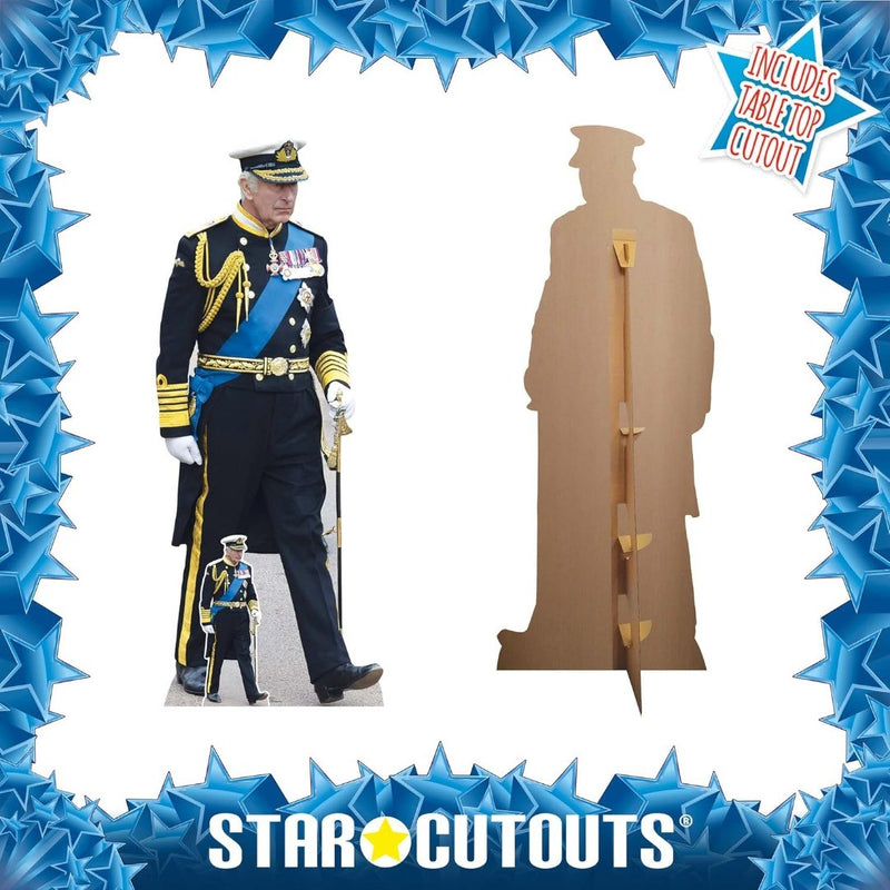 King Charles Cut Out Life Size 182cm