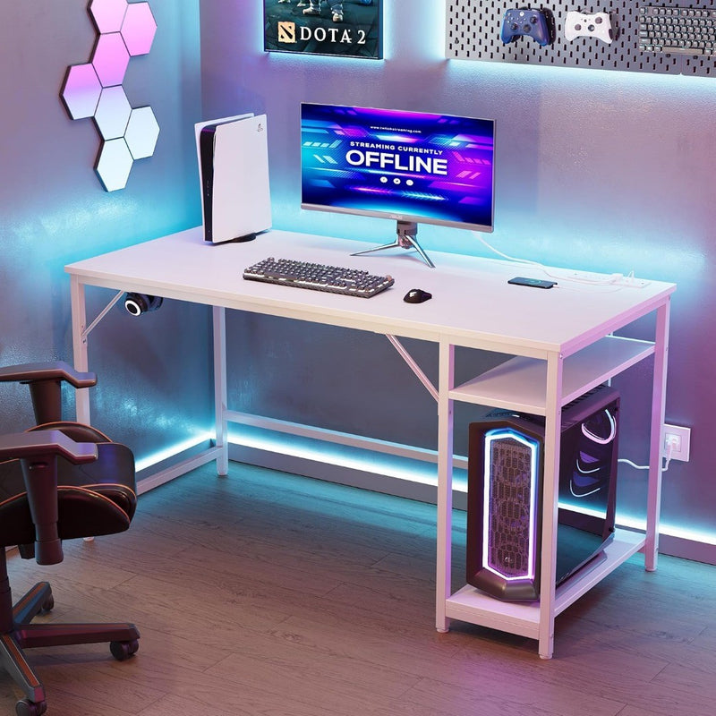 Computer Desk 120cm with Power Outlets