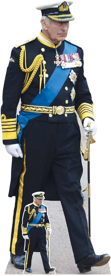 King Charles Cut Out Life Size 182cm