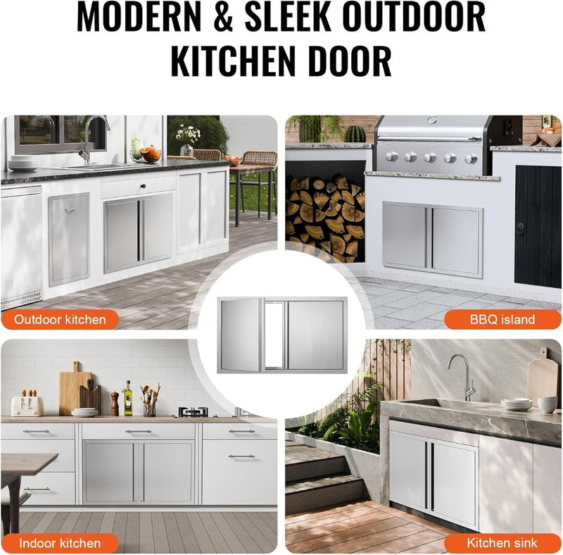 Cabinet Access Door 36W" x 21H" Outdoor Kitchen