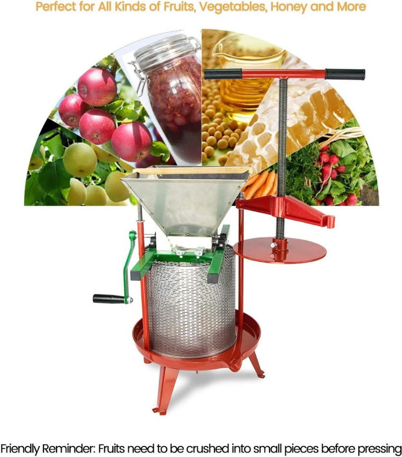 Fruit Press with T-Handle for Homemade Juice