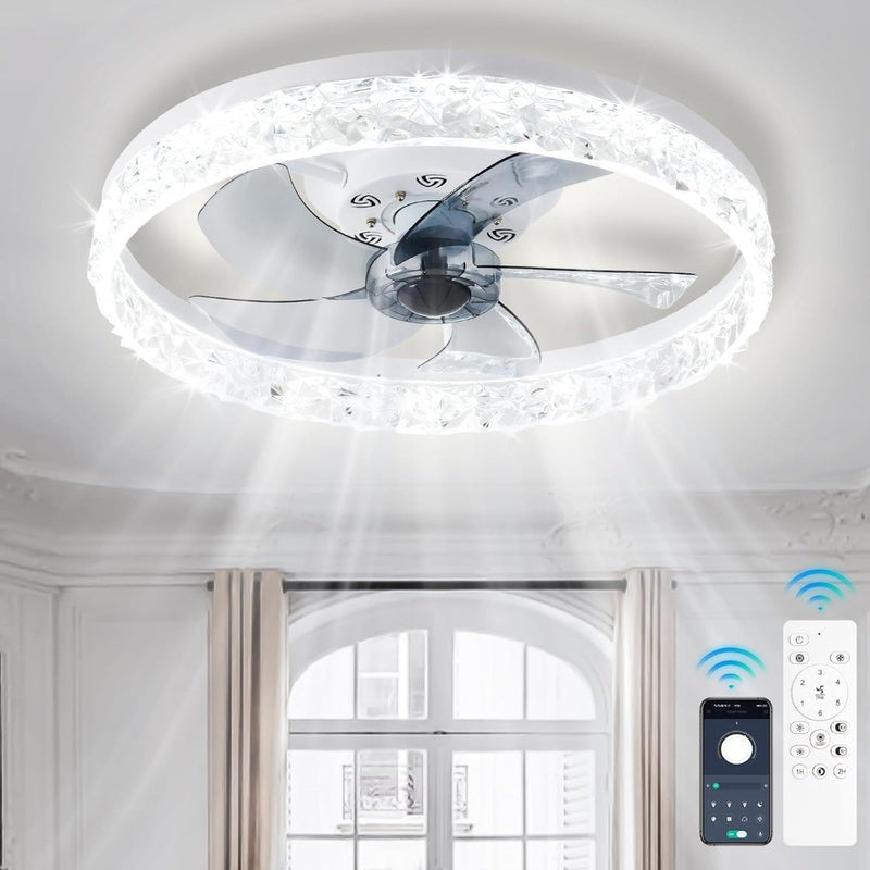 Modern LED Ceiling Fans with Lights