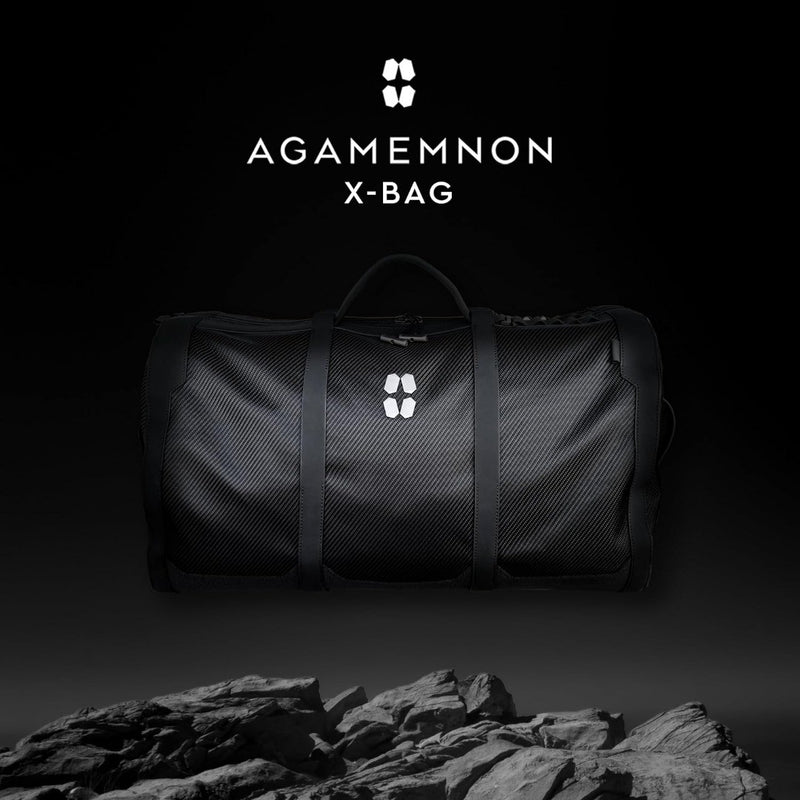 Sports Duffle Bag -AGAMEMNON X-Bag 45L–Space Edition (Black) –Durable, Style