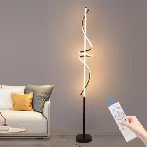 Spiral Floor Lamp, 150cm Corner Floor Lamp