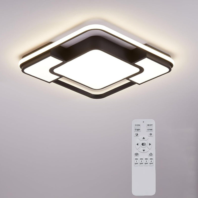 Led Ceiling Light Remote Control,Brightness Dimmable 3000-6500K 52CM