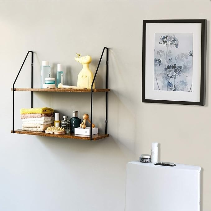 Floating Shelves Wall Shelf Outdoor 60x20x53cm Shelving Unit for Wall Plant