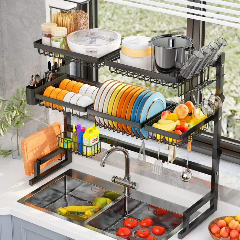 Over Sink Dish Drying Rack Expandable