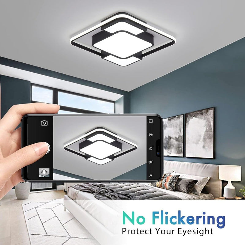 Led Ceiling Light Remote Control,Brightness Dimmable 3000-6500K 52CM