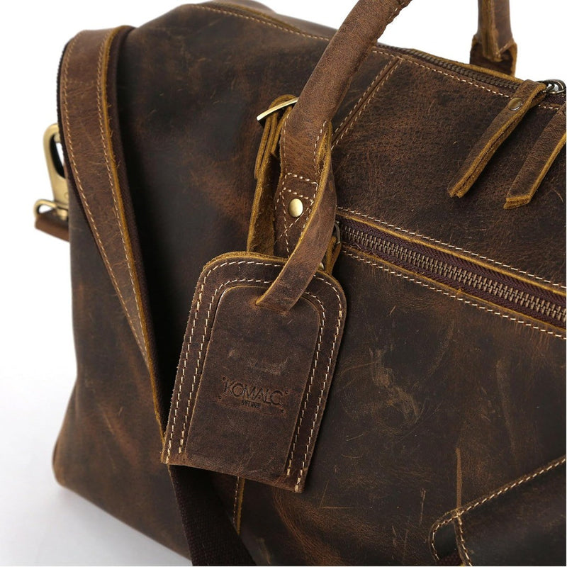 Genuine Leather Duffel - Overnight Bag Leather