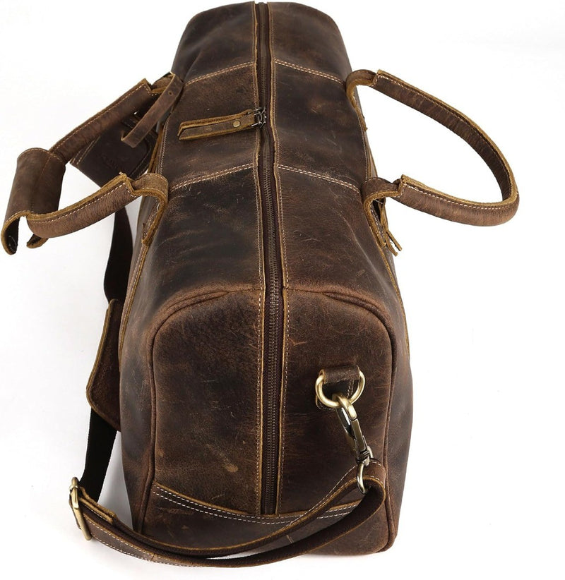 Genuine Leather Duffel - Overnight Bag Leather