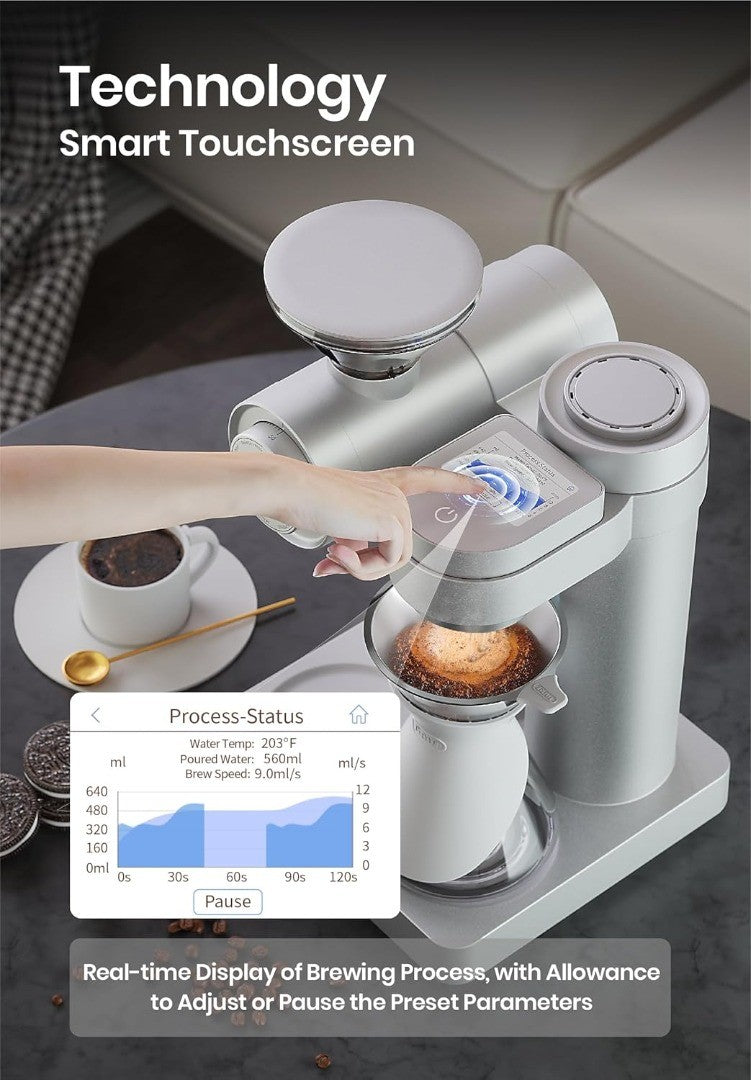 Gevi 4-in-1 Smart Pore Over Coffee Machine