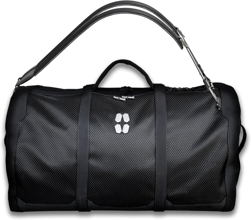 Travel Duffle Bag 45L, Water Resistant, Space Edition (Black)