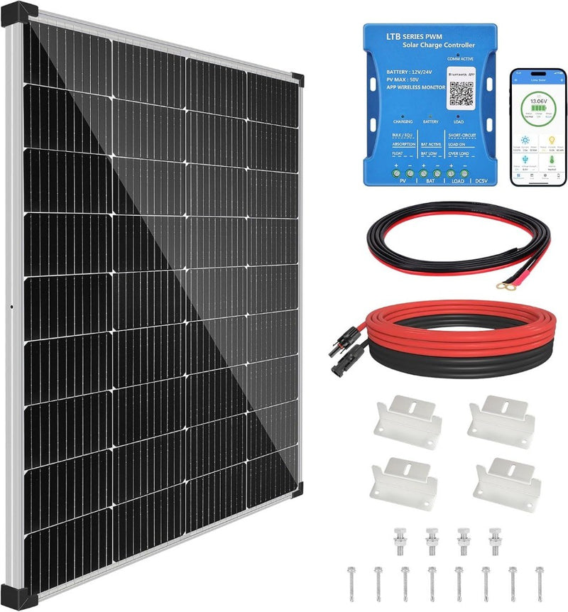 Solar Panel Set 180W +20A Bluetooth Controller