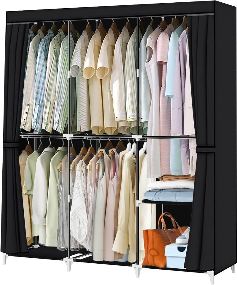 Portable Wardrobe Portable Closet for Hanging Clothes Closet