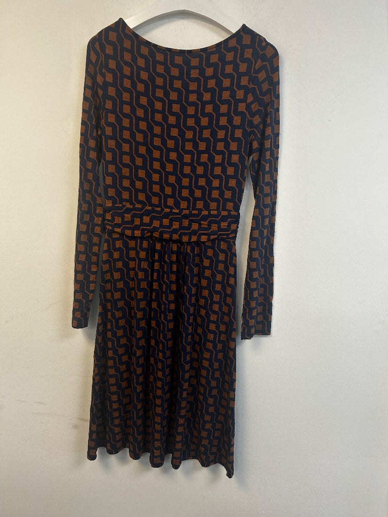 BODEN Thea Long Sleeve Jersey Dress Size UK 8