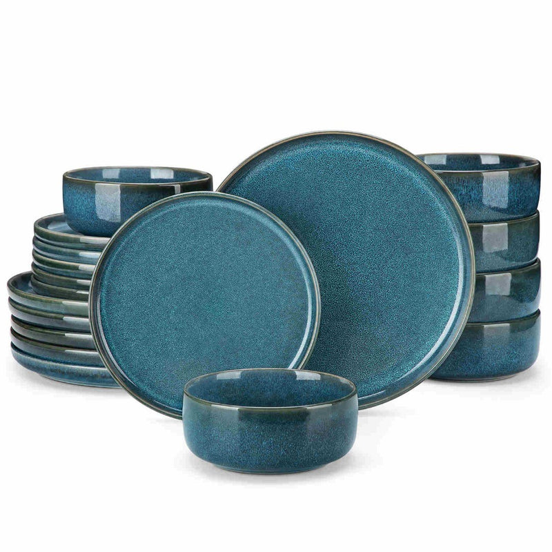 Vega 18 Piece Reactive Glaze  Dinnerware Set FOR 6