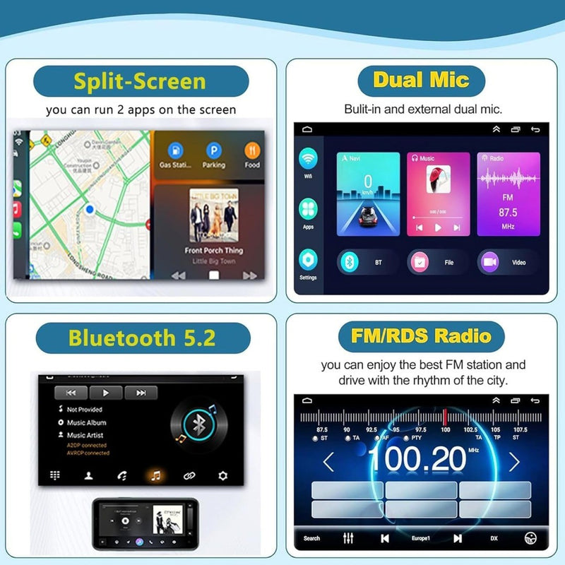 4G+64G Android12 Stereo Car Radio