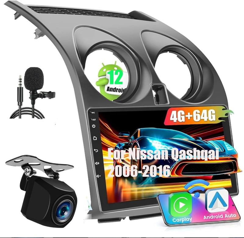 4G+64G Android12 Stereo Car Radio