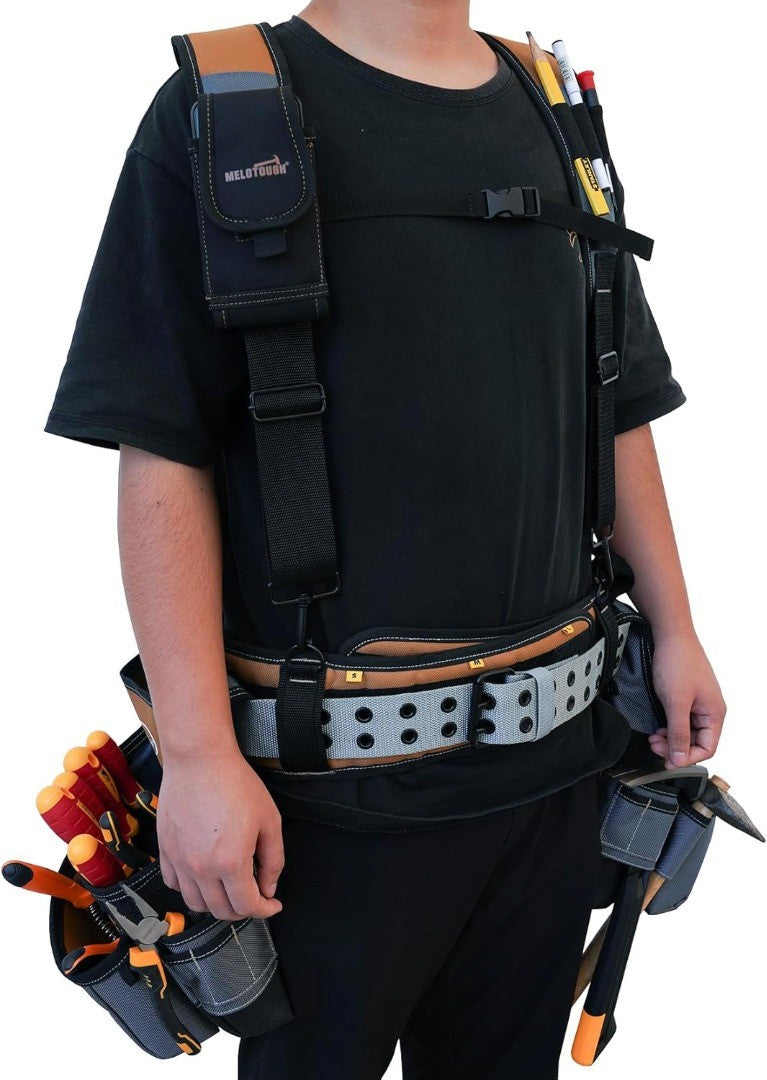 28-Pocket Pro Framer's rig Combo Apron Tool Belt