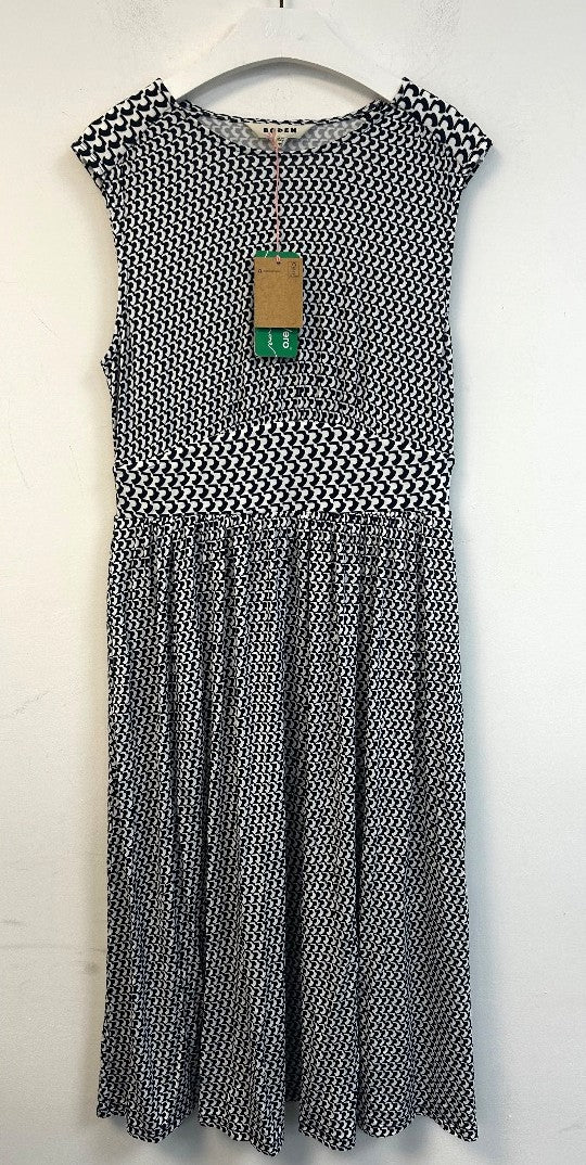 BODEN Thea Sleeveless Midi Dress UK 12