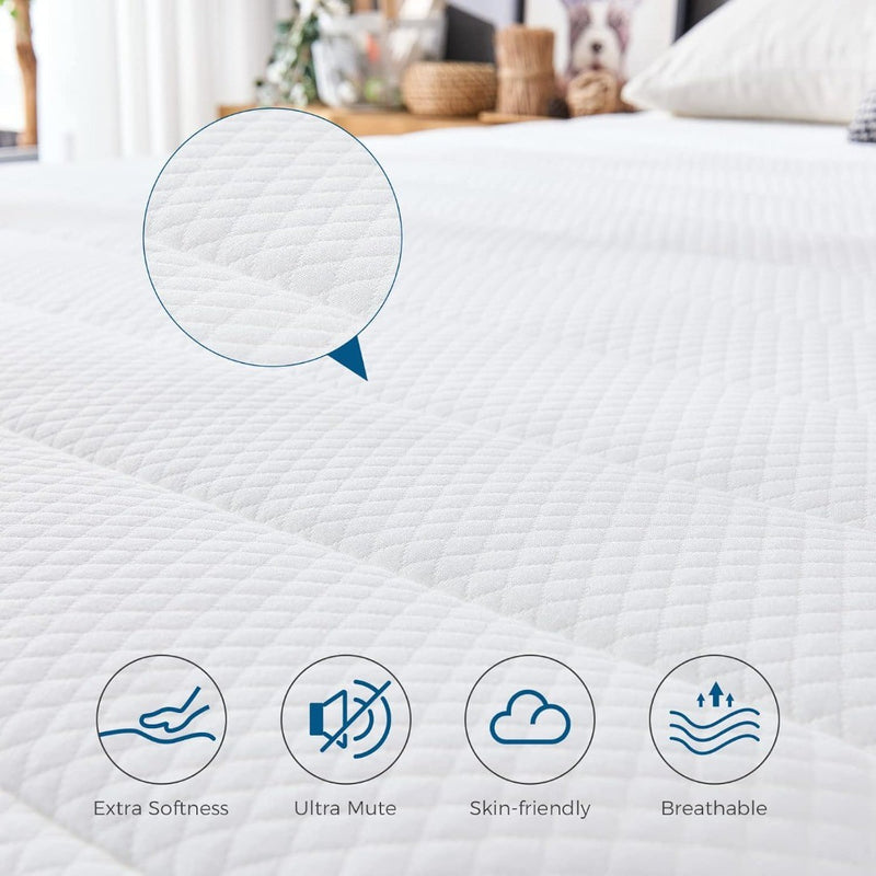 Small Single Memory Foam Sprung Mattress