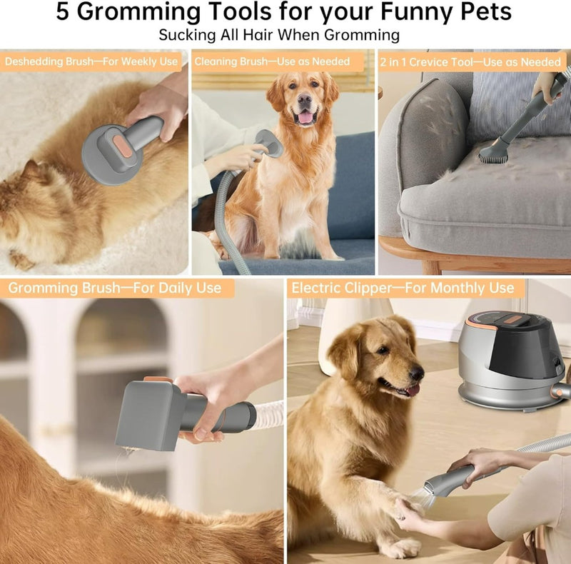 Pet Grooming  Deshedding All in One Pet  vacuum cleaner