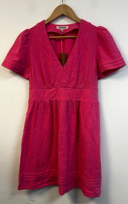 BODEN Eve Double Cloth Short Dress Size UK 12 Petite NWT w/Fault