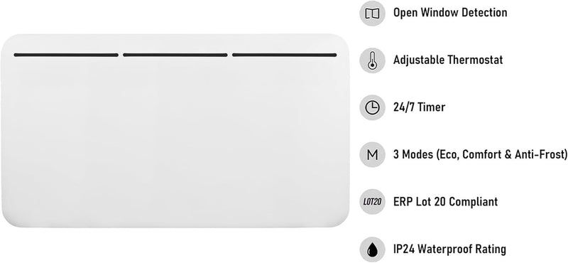 Electric Panel Heater - Wall Mounted