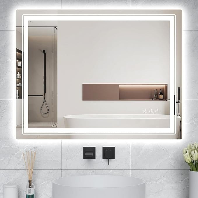 Bathroom Mirror with LED Lights