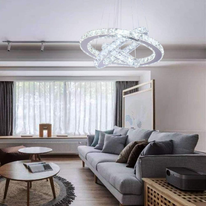 Chandeliers 3 Rings LED Ceiling Lighting Fixture