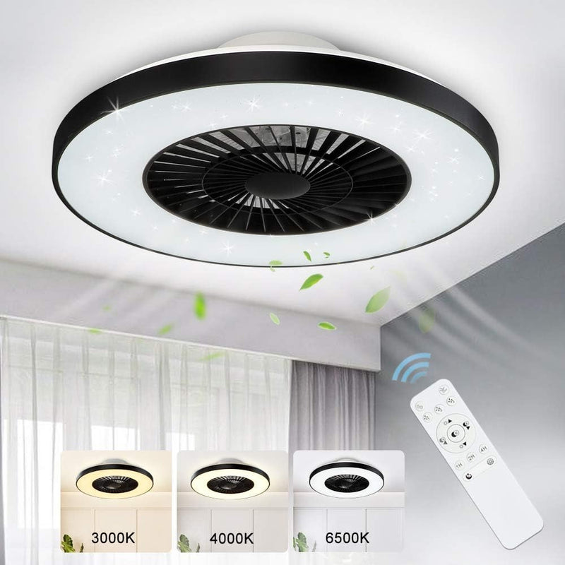 59cm Modern Ceiling Light with Fans and Remote contraol