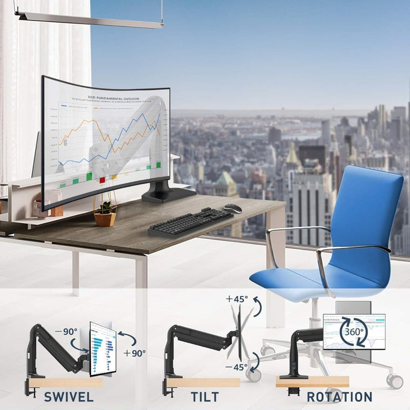 Single Monitor Arm Desk Mount