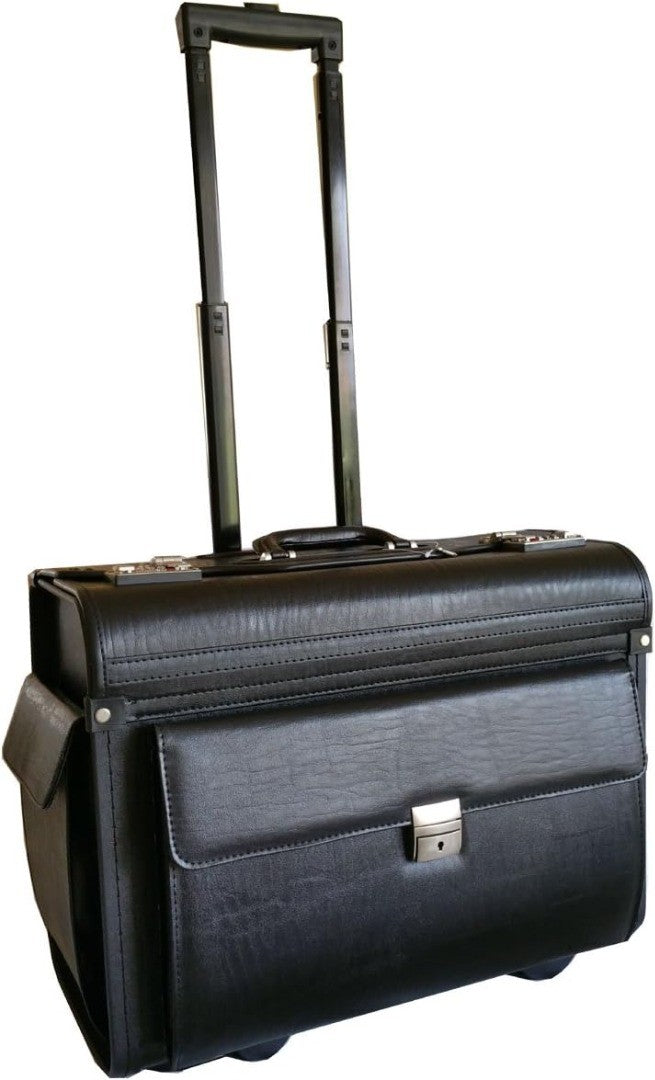 Rolling Briefcase Laptop Pilot Case on Wheels