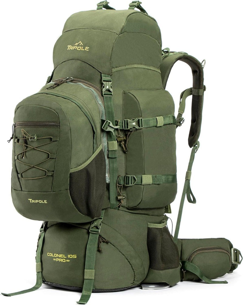 Metal Frame Rucksack, Detachable Bag