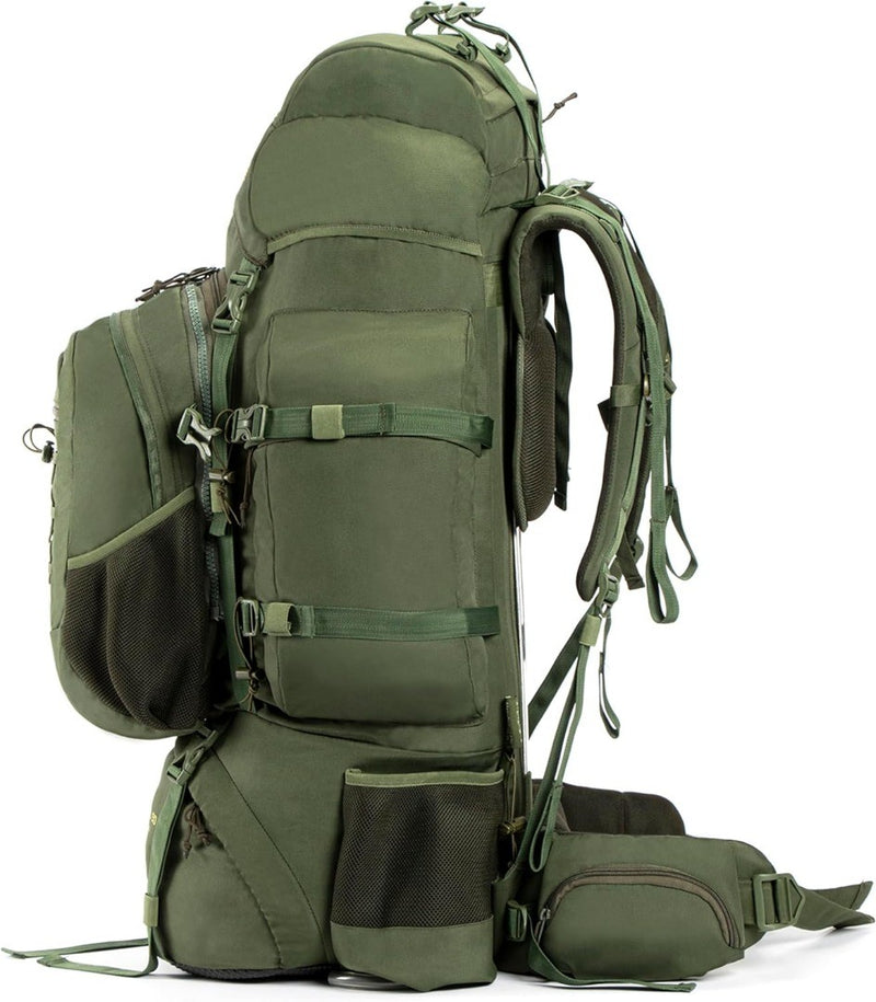 Metal Frame Rucksack, Detachable Bag