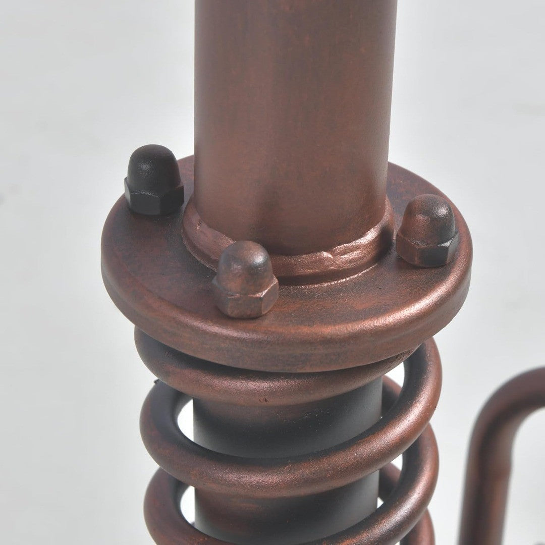 Vintage Industrial Style Bar Stool Adjustable Copper | Scope Online ...