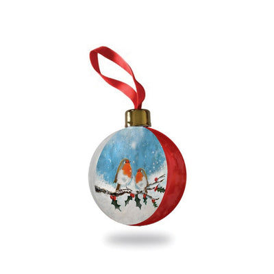 Robin Friends by Sammy Holman Bauble