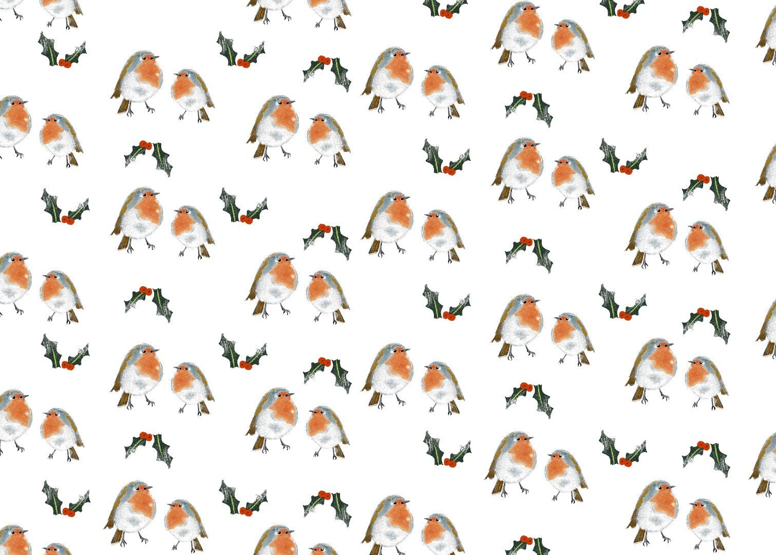 Robin Friends by Sammy Holman Gift Wrap