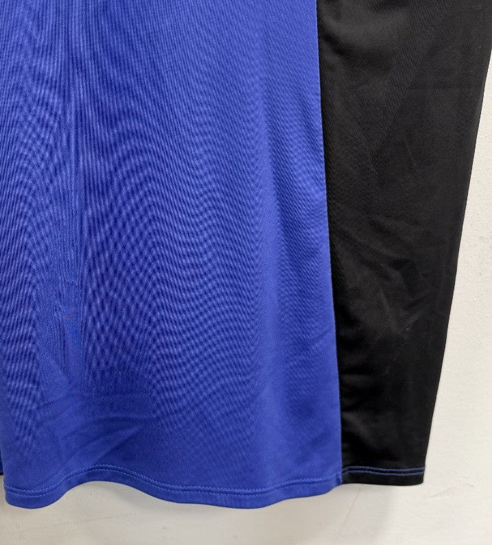TOPSHOP Limited Edition Hooded Midi Dress M Blue/Black