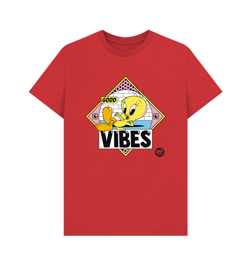 Red Printed T-shirt Front