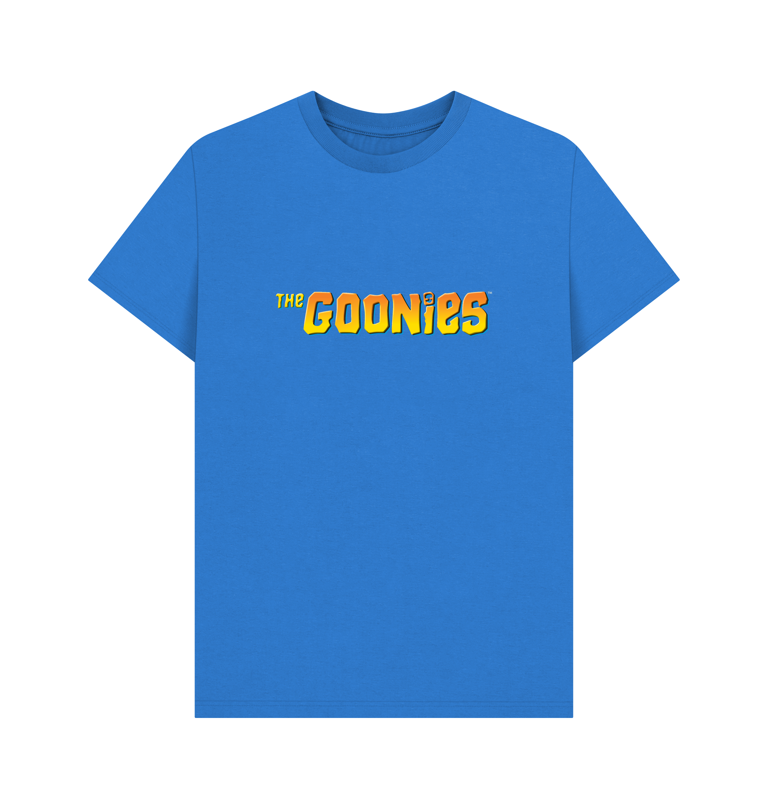 Bright Blue Printed T-shirt Front