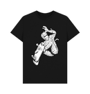 Black Printed T-shirt Front