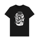 Black Printed T-shirt Front