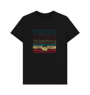 Black Printed T-shirt Front