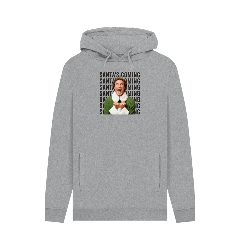 Light Heather Printed Hoody Front