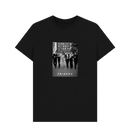 Black Printed T-shirt Front