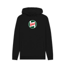 Black Printed Hoody Front