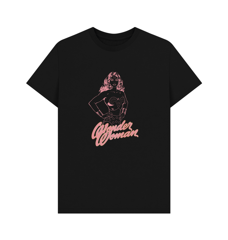 Black Printed T-shirt Front